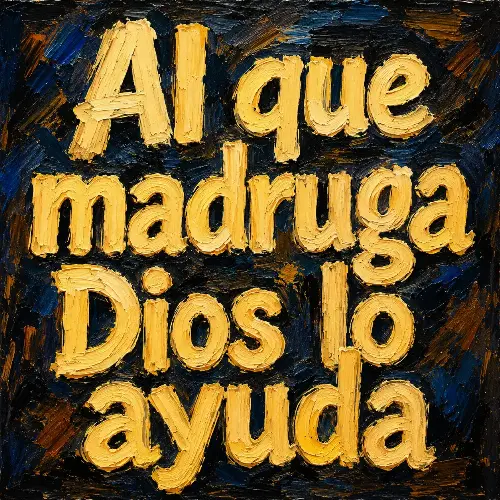 Portada de Al que madruga, Dios le ayuda